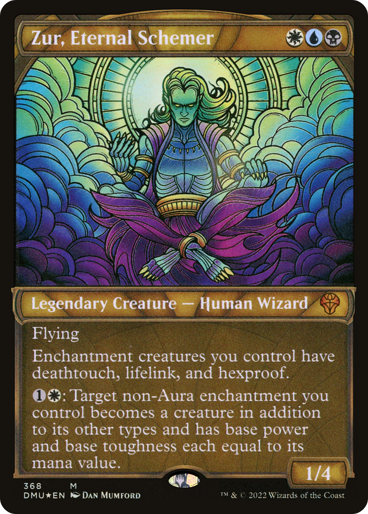 Image of Zur, Eternal Schemer (Showcase Textured) [Dominaria United]