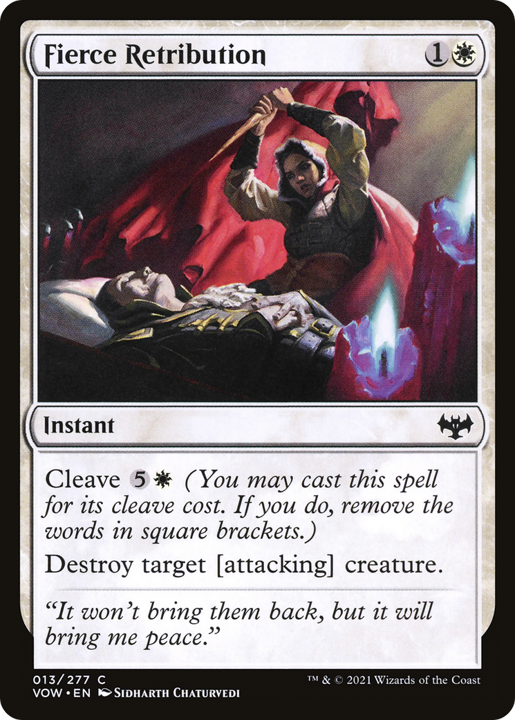 Image of Fierce Retribution [Innistrad: Crimson Vow]