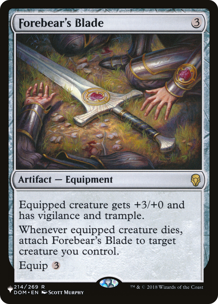 Image of Forebear's Blade [The List]