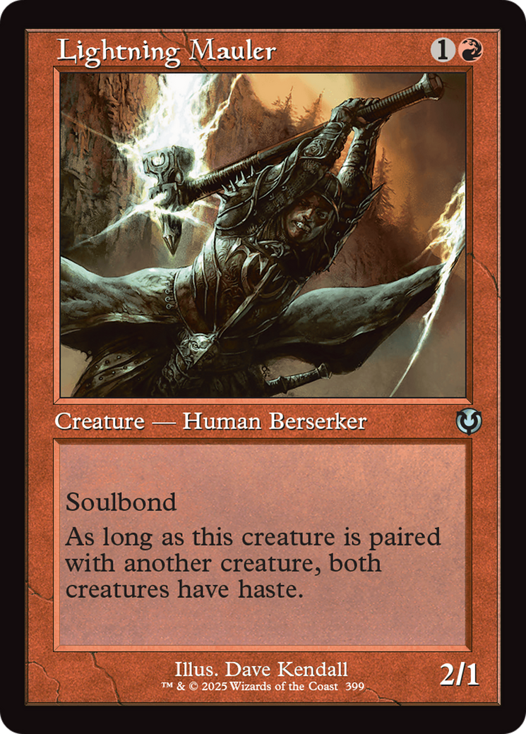 Image of Lightning Mauler (Retro Frame) [Innistrad Remastered]
