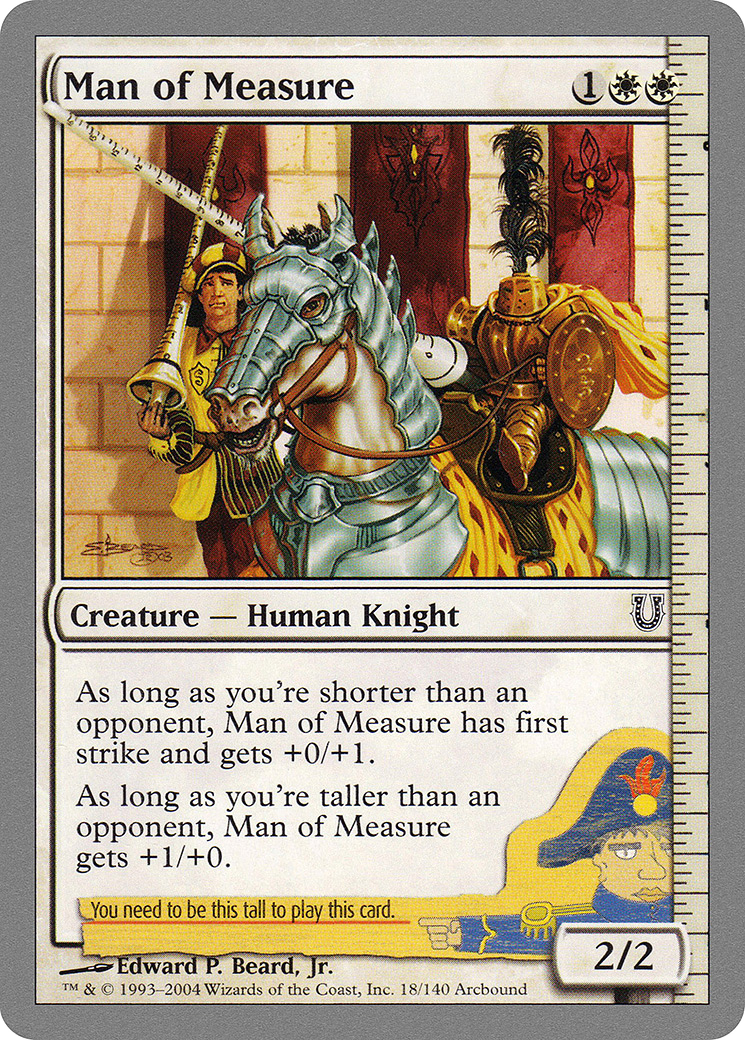 Image of Man of Measure [Unhinged]