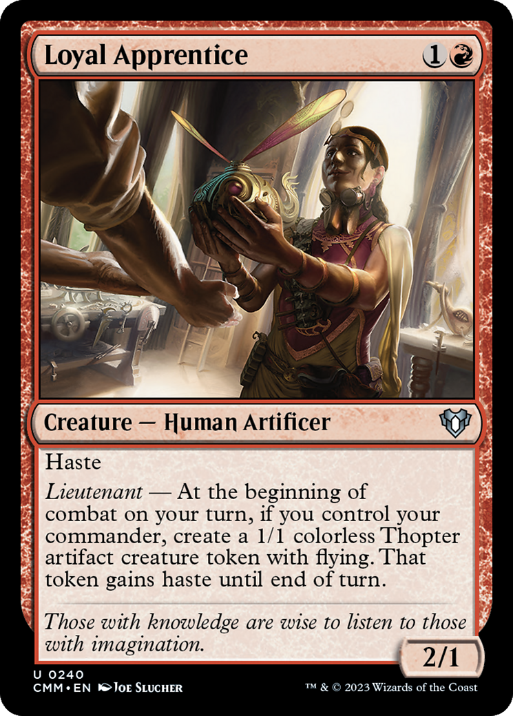 Image of Loyal Apprentice [Commander Masters]