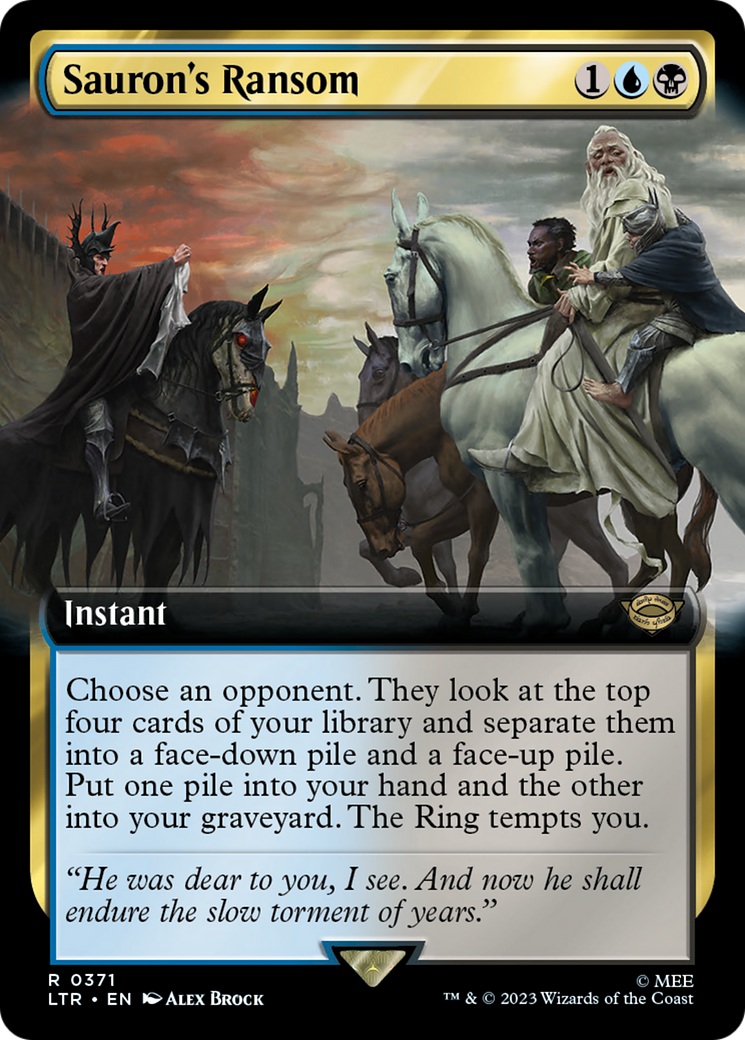 Image of Sauron's Ransom (Extended Art) [The Lord of the Rings: Tales of Middle-Earth]