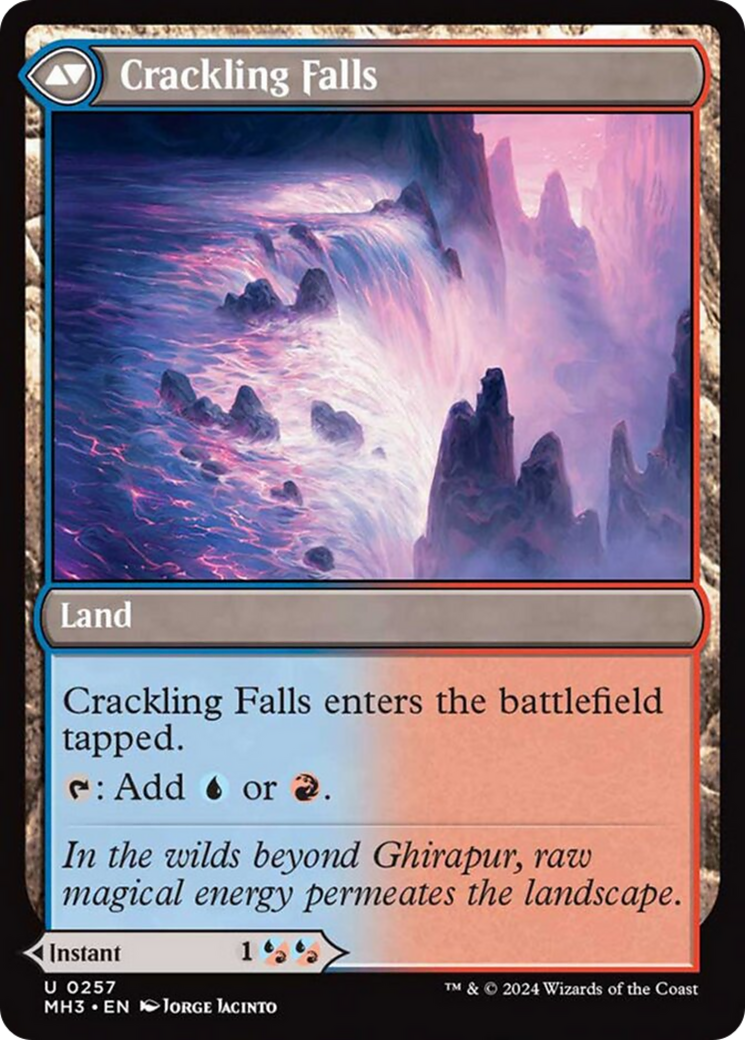 Image of Rush of Inspiration // Crackling Falls [Modern Horizons 3]