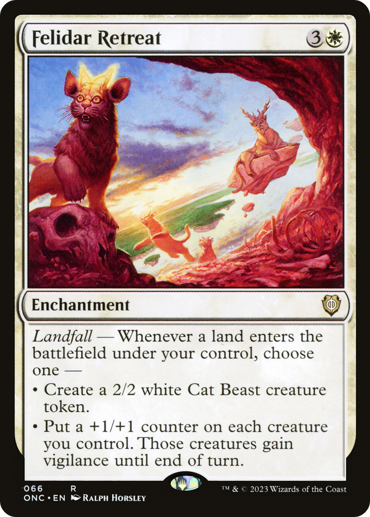 Image of Felidar Retreat [Phyrexia: All Will Be One Commander]