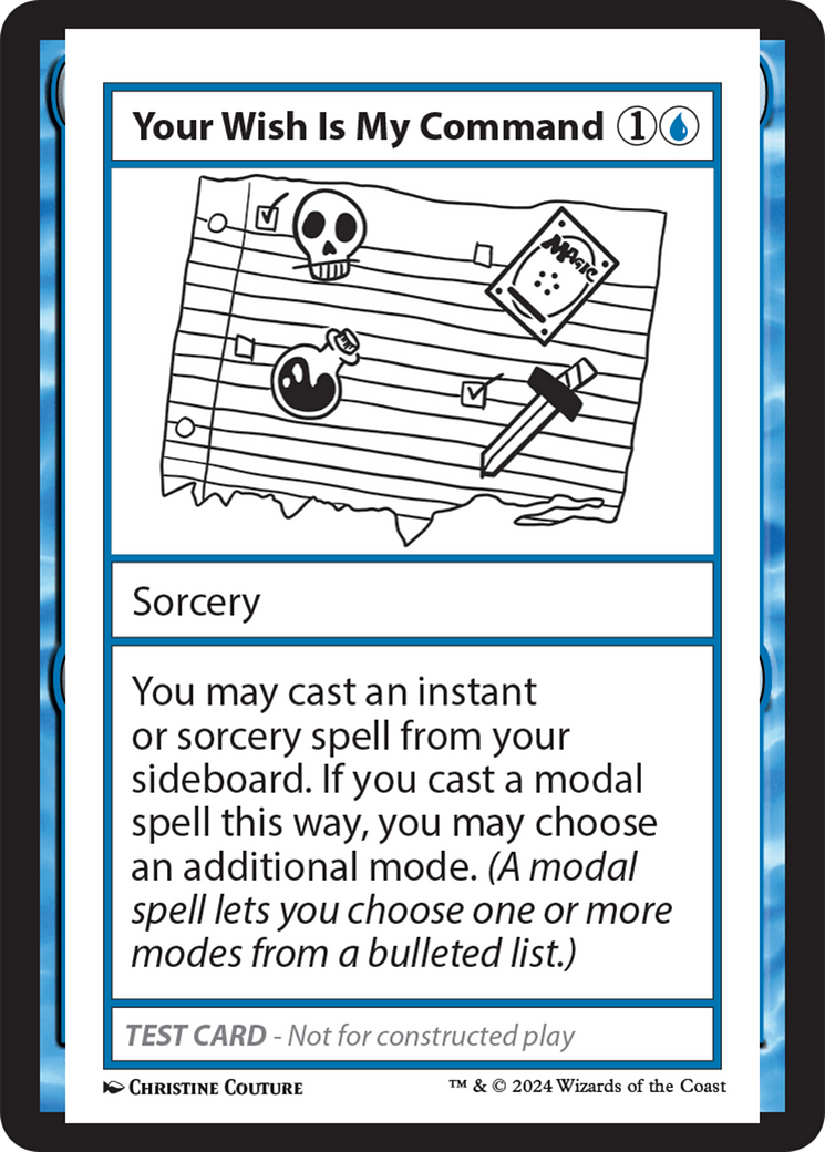 Image of Your Wish Is My Command [Mystery Booster 2 Playtest Cards]