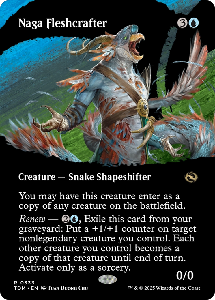 Image of Naga Fleshcrafter (Borderless) [Tarkir: Dragonstorm]