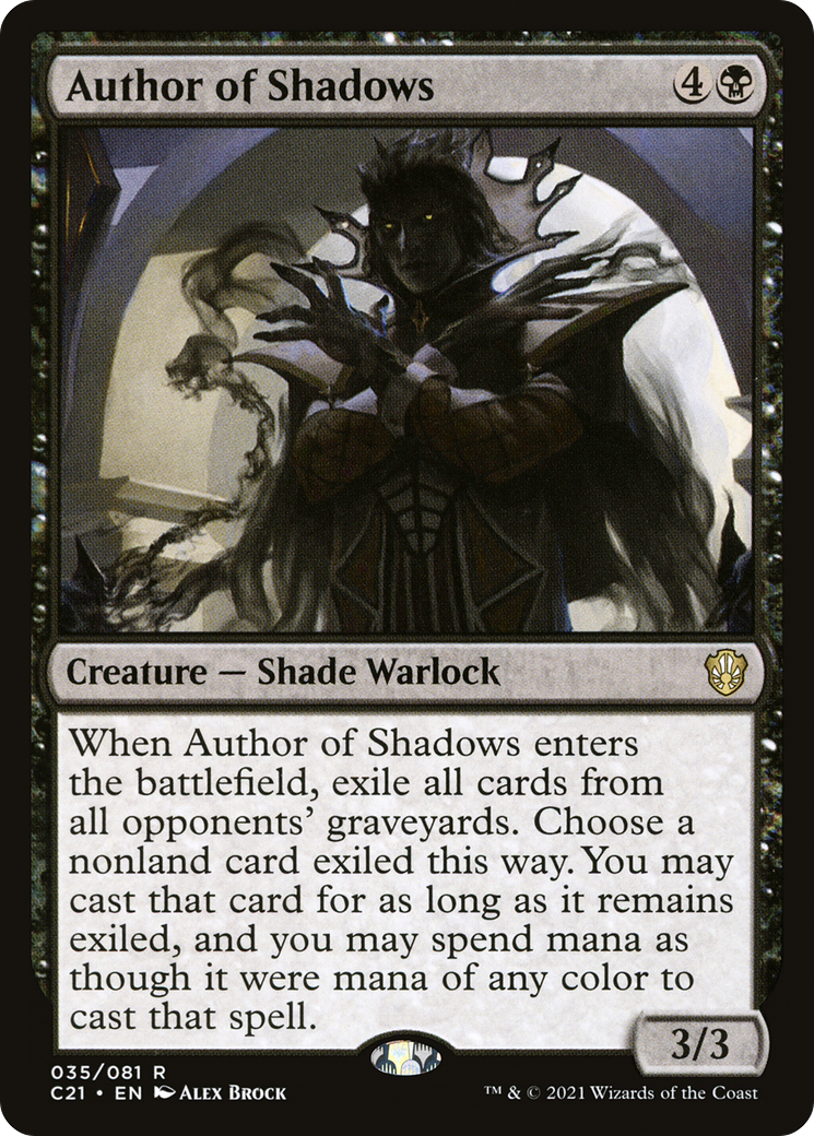 Image of Author of Shadows [Commander 2021]