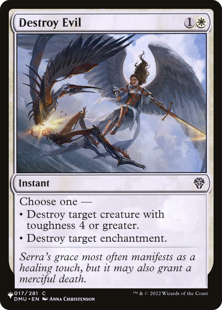 Image of Destroy Evil [The List]