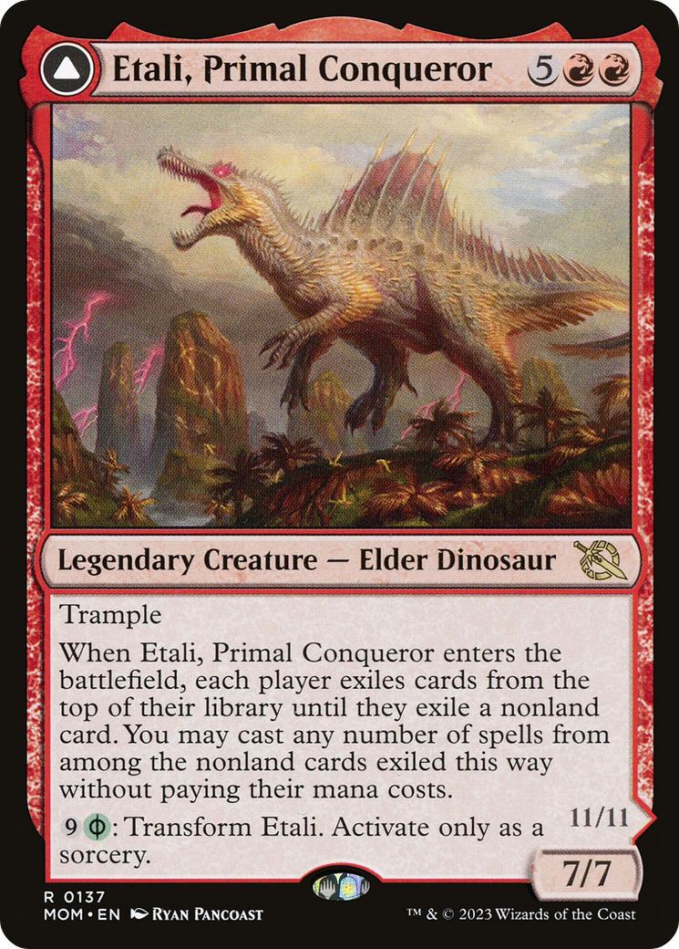 Image of Etali, Primal Conqueror // Etali, Primal Sickness [March of the Machine]