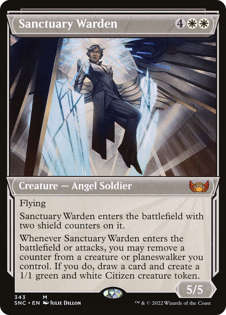 Image of Sanctuary Warden (Showcase Art Deco) [Streets of New Capenna]