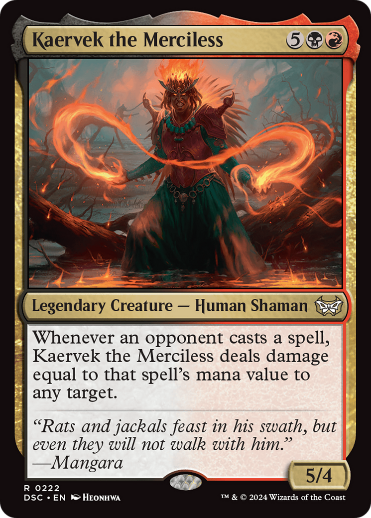 Image of Kaervek the Merciless [Duskmourn: House of Horror Commander]