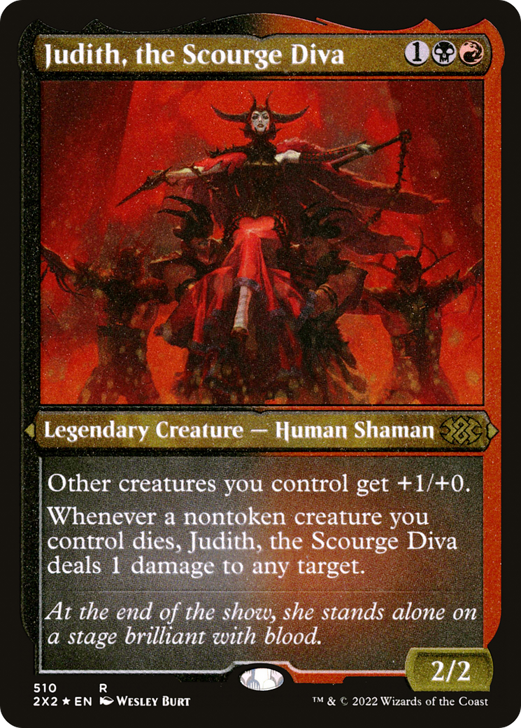 Image of Judith, the Scourge Diva (Foil Etched) [Double Masters 2022]