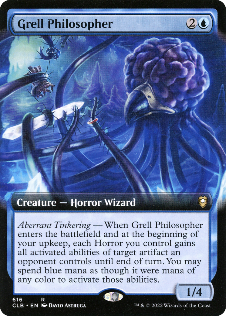 Image of Grell Philosopher (Extended Art) [Commander Legends: Battle for Baldur's Gate]