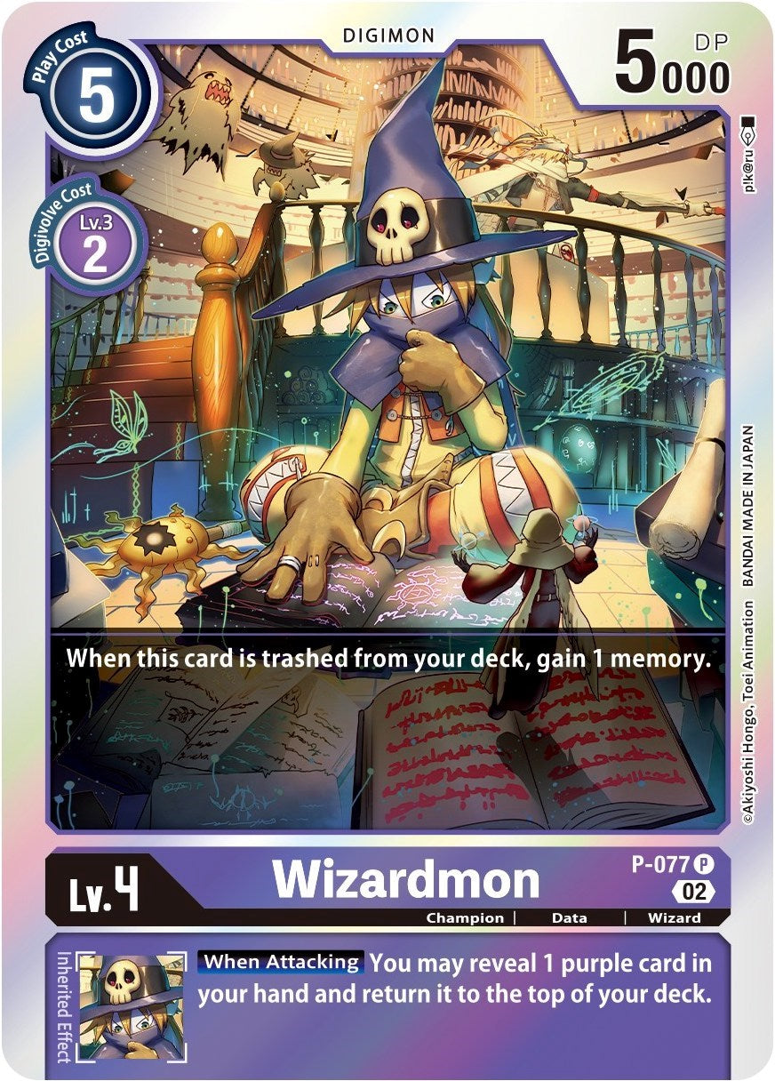 Image of Wizardmon [P-077] (Alternate Art) [Starter Deck: Beelzemon Advanced Deck Set]