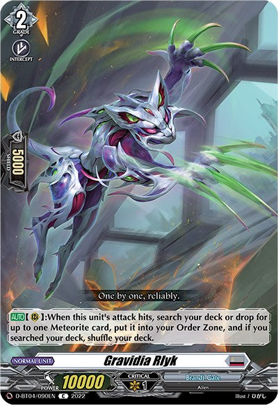 Image of Gravidia Rlyk (D-BT04/090EN) [Awakening of Chakrabarthi]