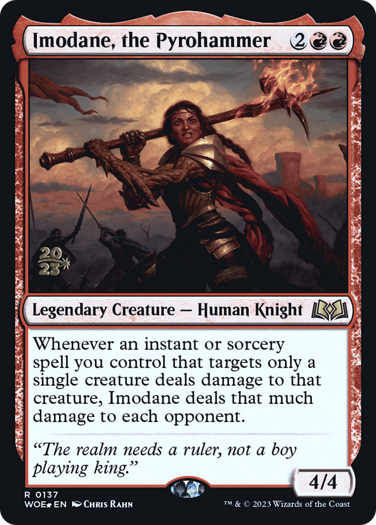 Image of Imodane, the Pyrohammer [Wilds of Eldraine Prerelease Promos]