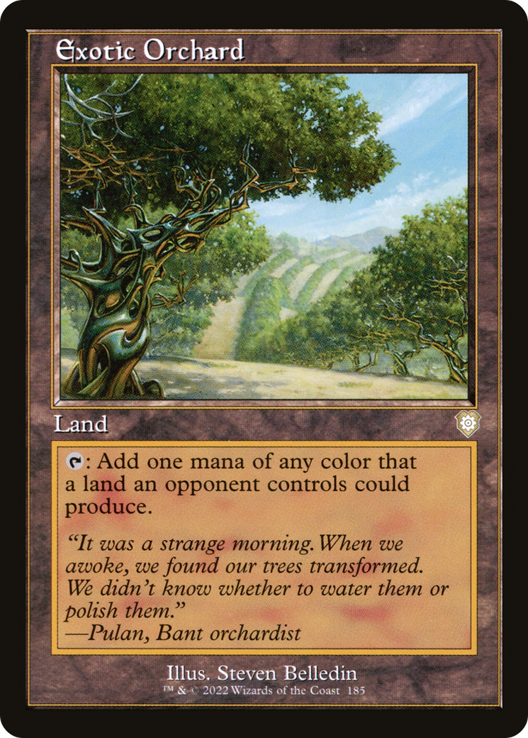 Image of Exotic Orchard (Retro) [The Brothers' War Commander]
