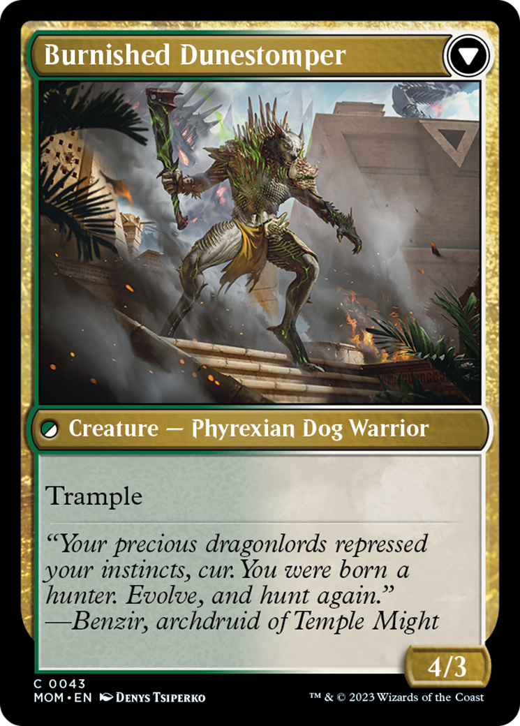 Image of Tarkir Duneshaper // Burnished Dunestomper [March of the Machine]