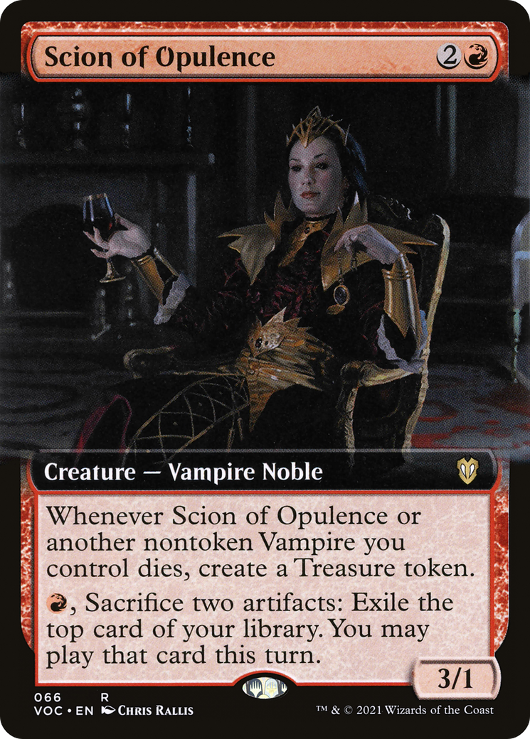 Image of Scion of Opulence (Extended Art) [Innistrad: Crimson Vow Commander]