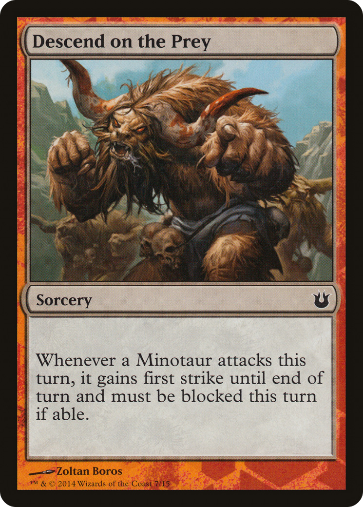 Image of Descend on the Prey [Born of the Gods Battle the Horde]