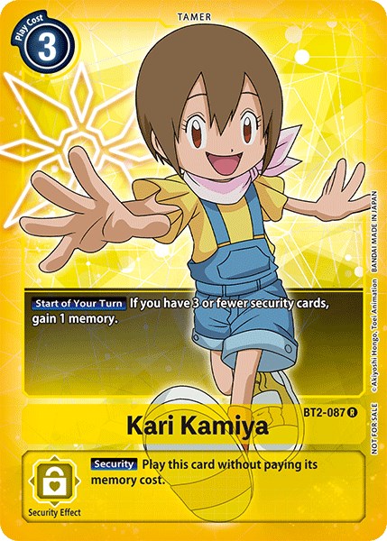 Image of Kari Kamiya [BT2-087] (Official Tournament Pack Vol.3) [Release Special Booster Promos]
