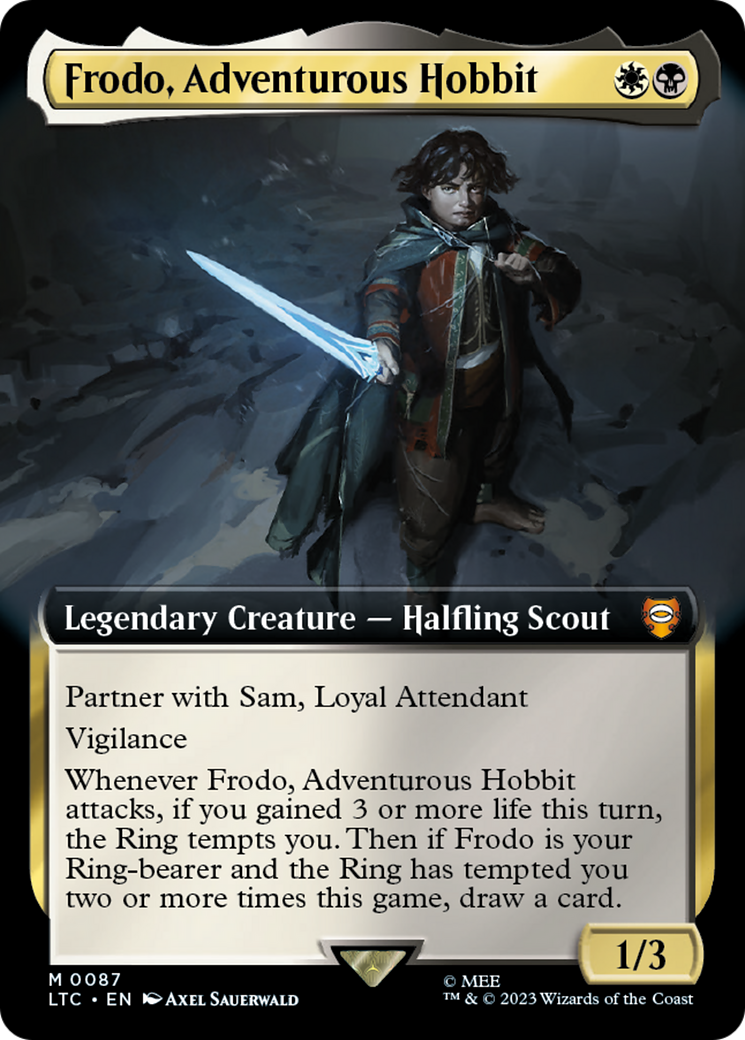 Image of Frodo, Adventurous Hobbit (Extended Art) [The Lord of the Rings: Tales of Middle-Earth Commander]