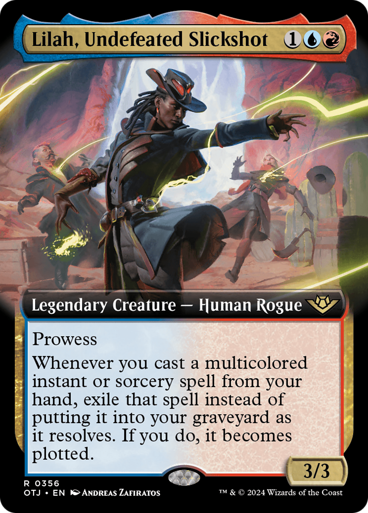 Image of Lilah, Undefeated Slickshot (Extended Art) [Outlaws of Thunder Junction]