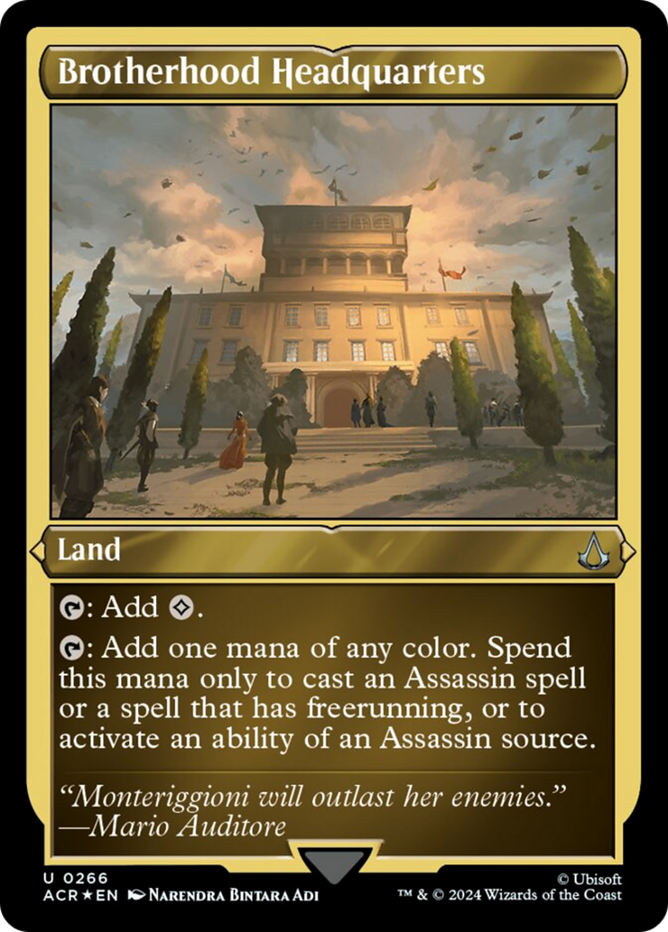 Image of Brotherhood Headquarters (Foil Etched) [Assassin's Creed]