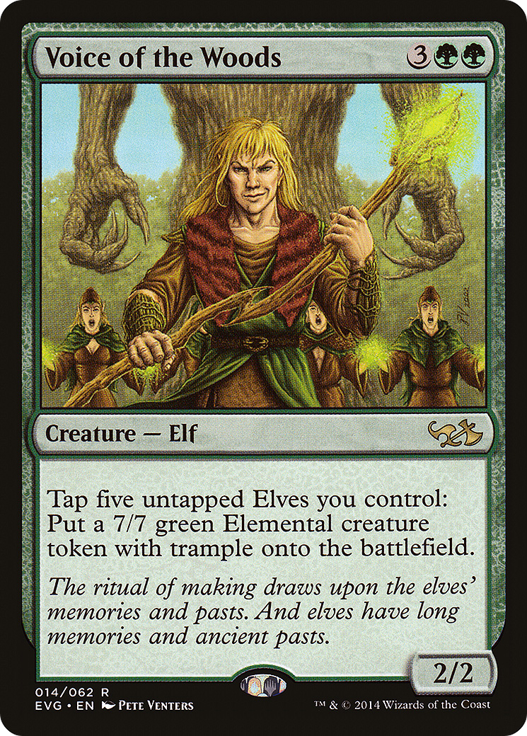Image of Voice of the Woods (Elves vs. Goblins) [Duel Decks Anthology]