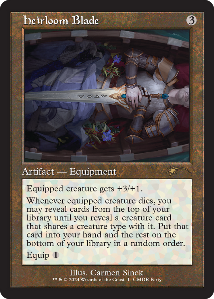 Image of Heirloom Blade (Retro Frame) [Wizards Play Network 2024]