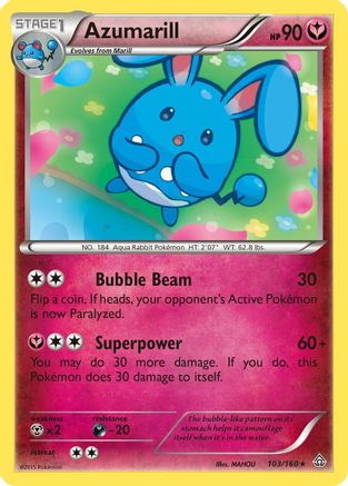 Image of Azumarill (103/160) [XY: Primal Clash]
