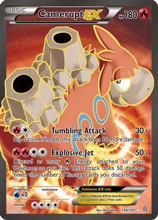 Image of Camerupt EX (146/160) [XY: Primal Clash]