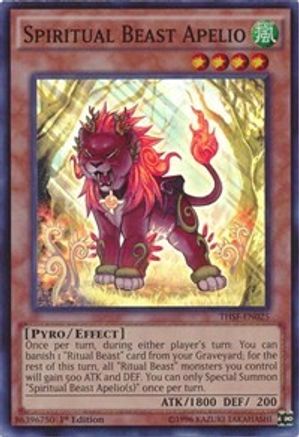 Image of Spiritual Beast Apelio [THSF-EN025] Super Rare