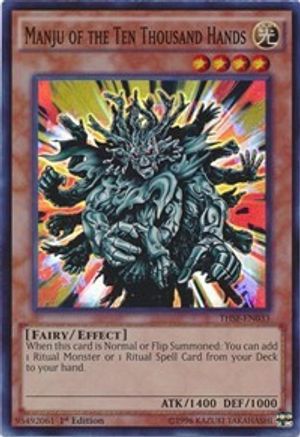 Image of Manju of the Ten Thousand Hands [THSF-EN033] Super Rare