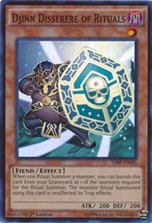 Image of Djinn Disserere of Rituals [THSF-EN040] Super Rare
