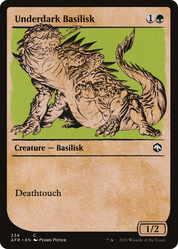 Image of Underdark Basilisk (Showcase) [Dungeons & Dragons: Adventures in the Forgotten Realms]