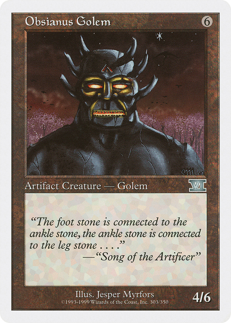 Image of Obsianus Golem [Classic Sixth Edition]