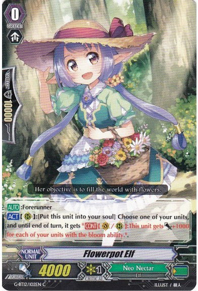 Image of Flowerpot Elf (G-BT12/102EN) [Dragon King's Awakening]