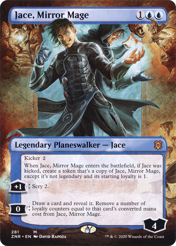 Image of Jace, Mirror Mage (Borderless) [Zendikar Rising]