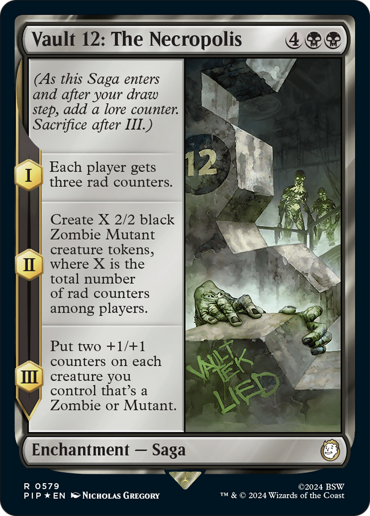 Image of Vault 12: The Necropolis (Surge Foil) [Fallout]