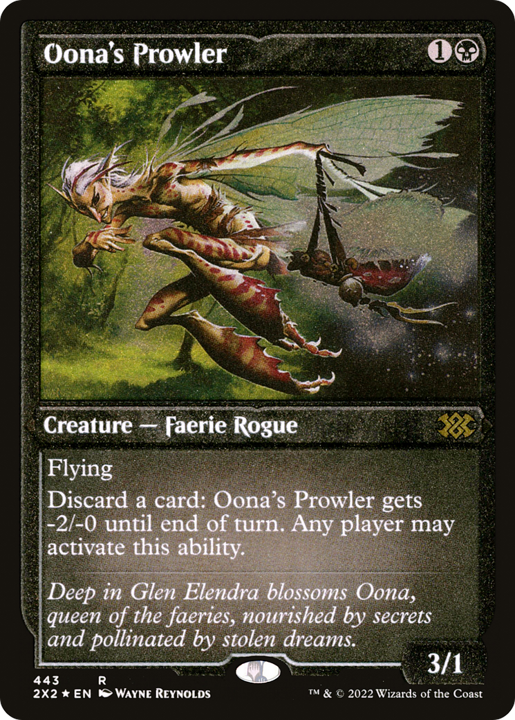 Image of Oona's Prowler (Foil Etched) [Double Masters 2022]