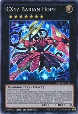 Image of CXyz Barian Hope (SE) [NECH-ENS14] Super Rare