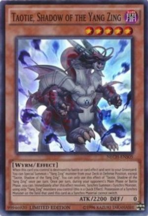 Image of Taotie, Shadow of the Yang Zing (SE) [NECH-ENS05] Super Rare
