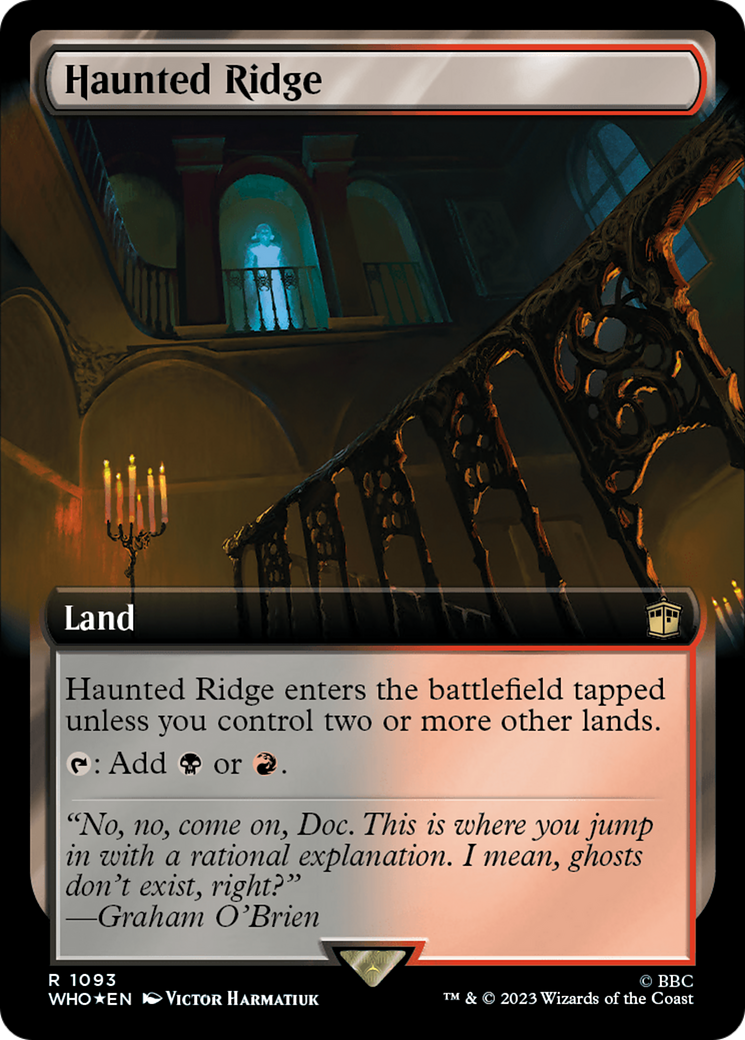Image of Haunted Ridge (Extended Art) (Surge Foil) [Doctor Who]