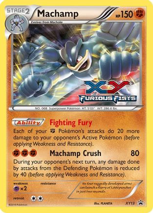 Image of Machamp (XY13) [XY: Black Star Promos]