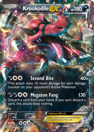 Image of Krookodile EX (XY25) [XY: Black Star Promos]