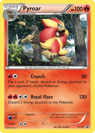 Image of Pyroar (XY26) [XY: Black Star Promos]
