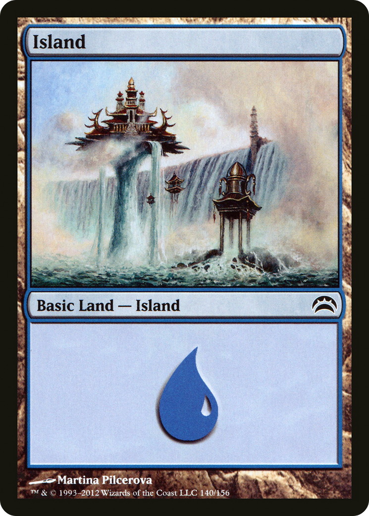 Image of Island (140) (PC2-140) - Planechase 2012 Foil