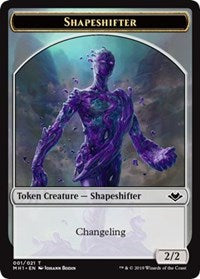 Image of Shapeshifter (001) // Squirrel (015) Double-Sided Token [Modern Horizons Tokens]